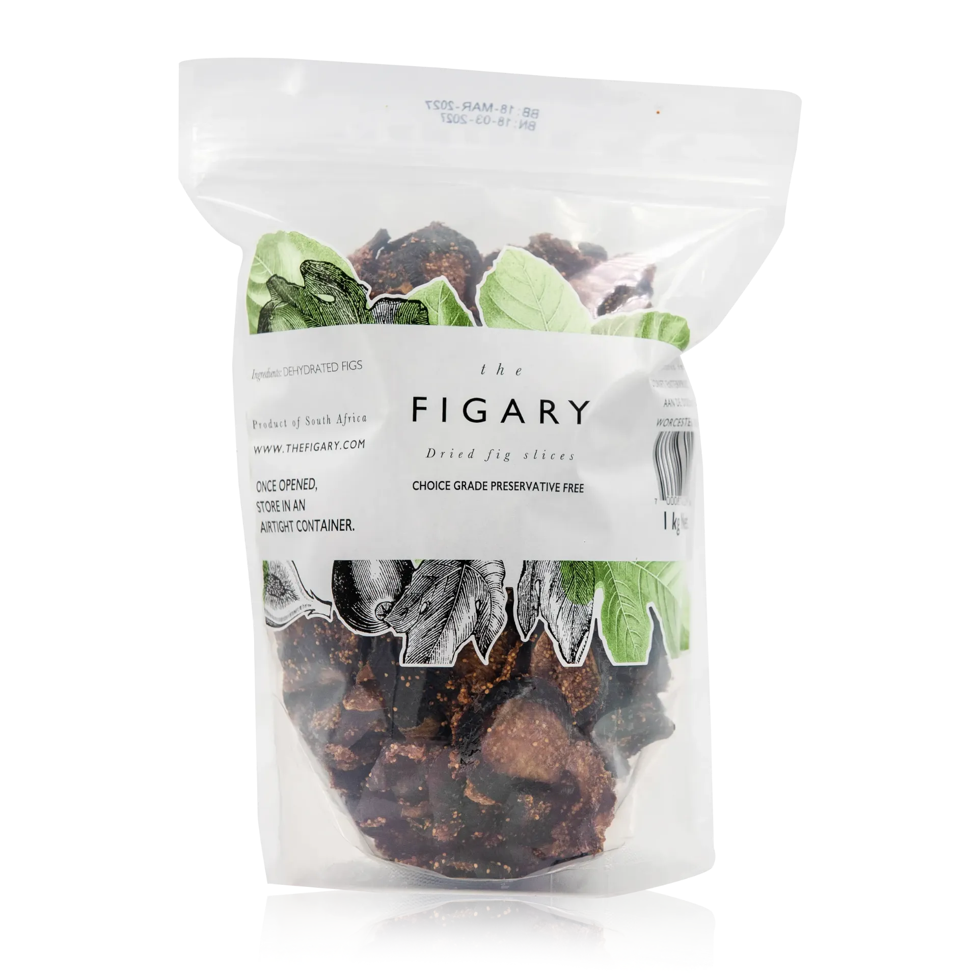 1kg Dried figs (preservative-free)