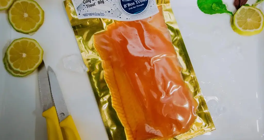 B'bos cold smoked trout ribbons (80g)