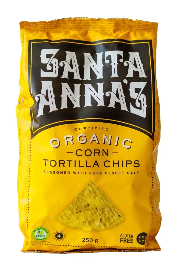 Santa Anna's organic corn chips (250g)